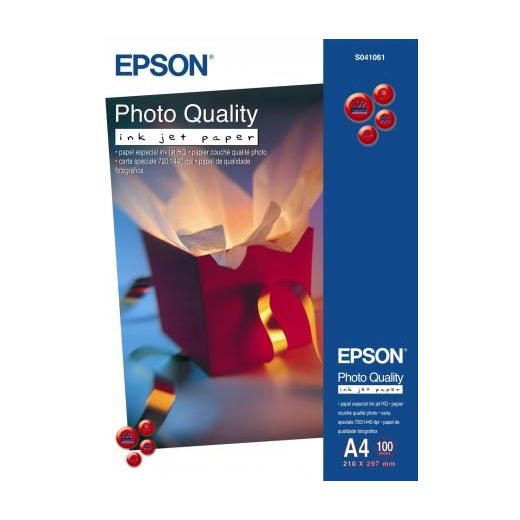 Epson Photo Quality , DIN A4, 102g/m² Hvid Mat