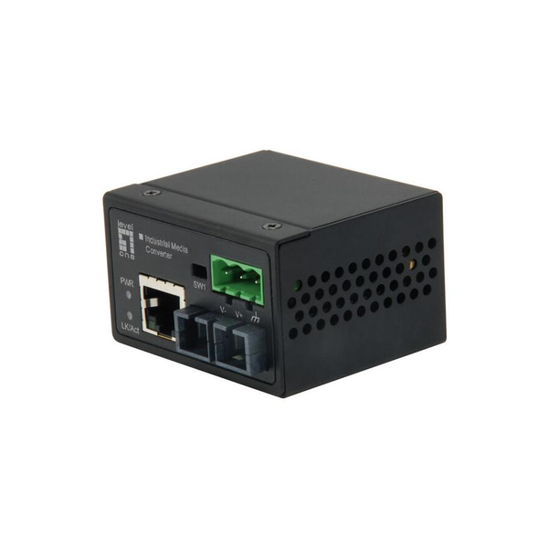 LevelOne IEC-4001 netværksomformer til medie 100 Mbit/s Multitilstand Sort