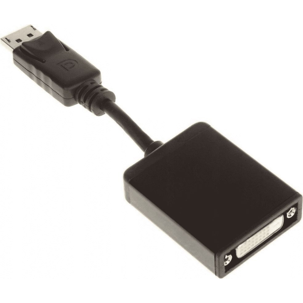 InLine 4043718126262 adaptor pentru cabluri video 0,15 m DisplayPort DVI-D Negru