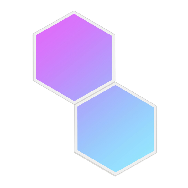 Glide Hexa Light Panels Expansion Pack (2 Panels)