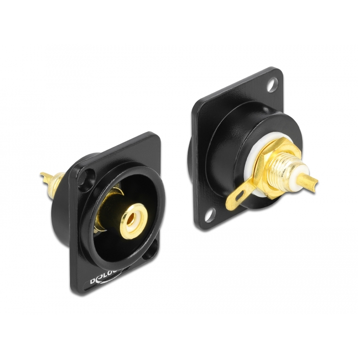 Delock D-típusú Modul RCA hüvely forrasztott konnektorhoz (86787) (86787)