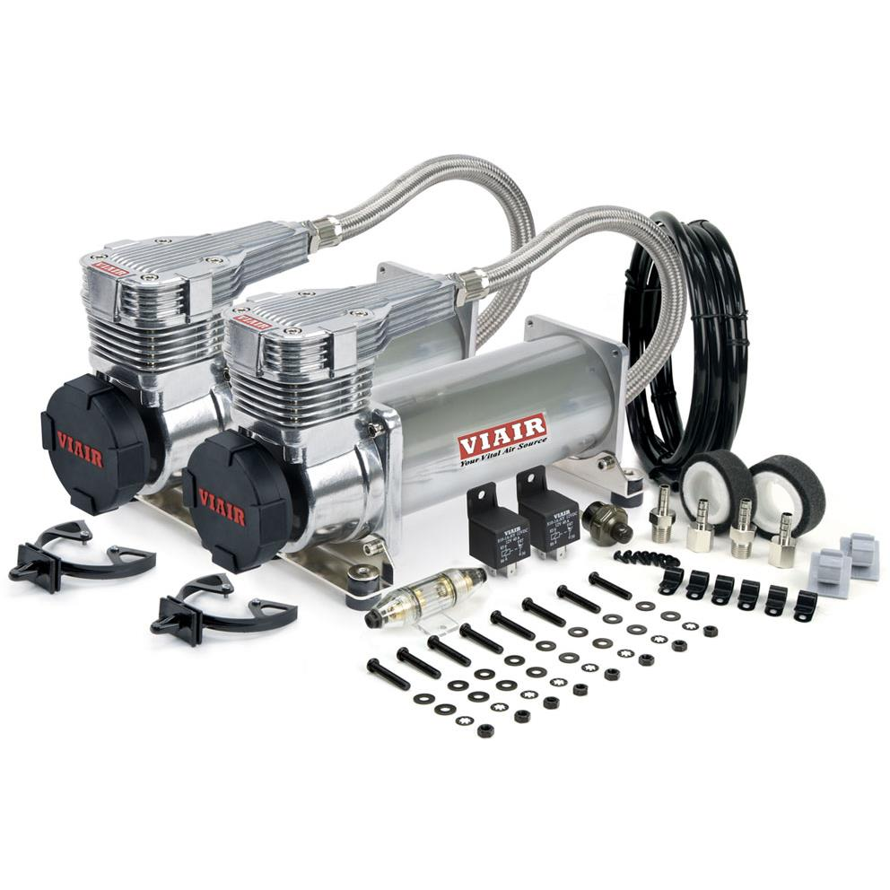 VIAIR 485C Platinum Dual Pack - légkompresszor csomag, 100%-os üzemidő 200 PSI-nél (48532)