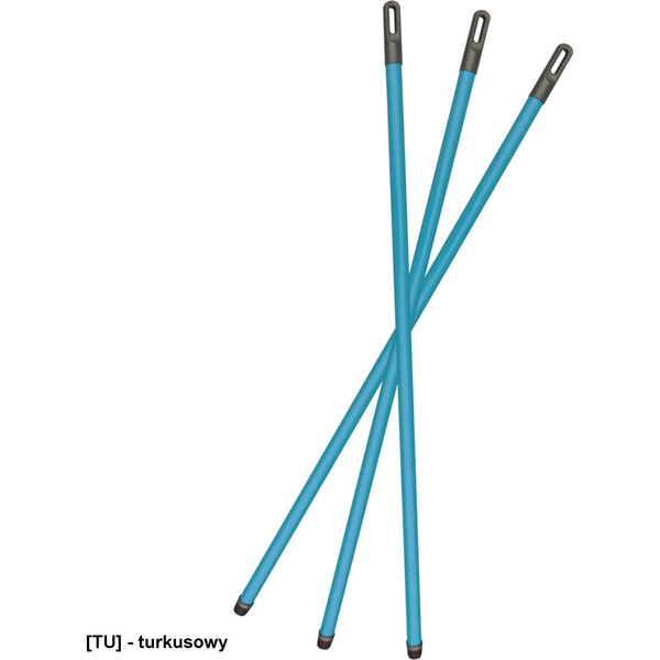 YTRZON120 - trzonek 120 cm, wykonany z tworzywa sztucznego - czerwony