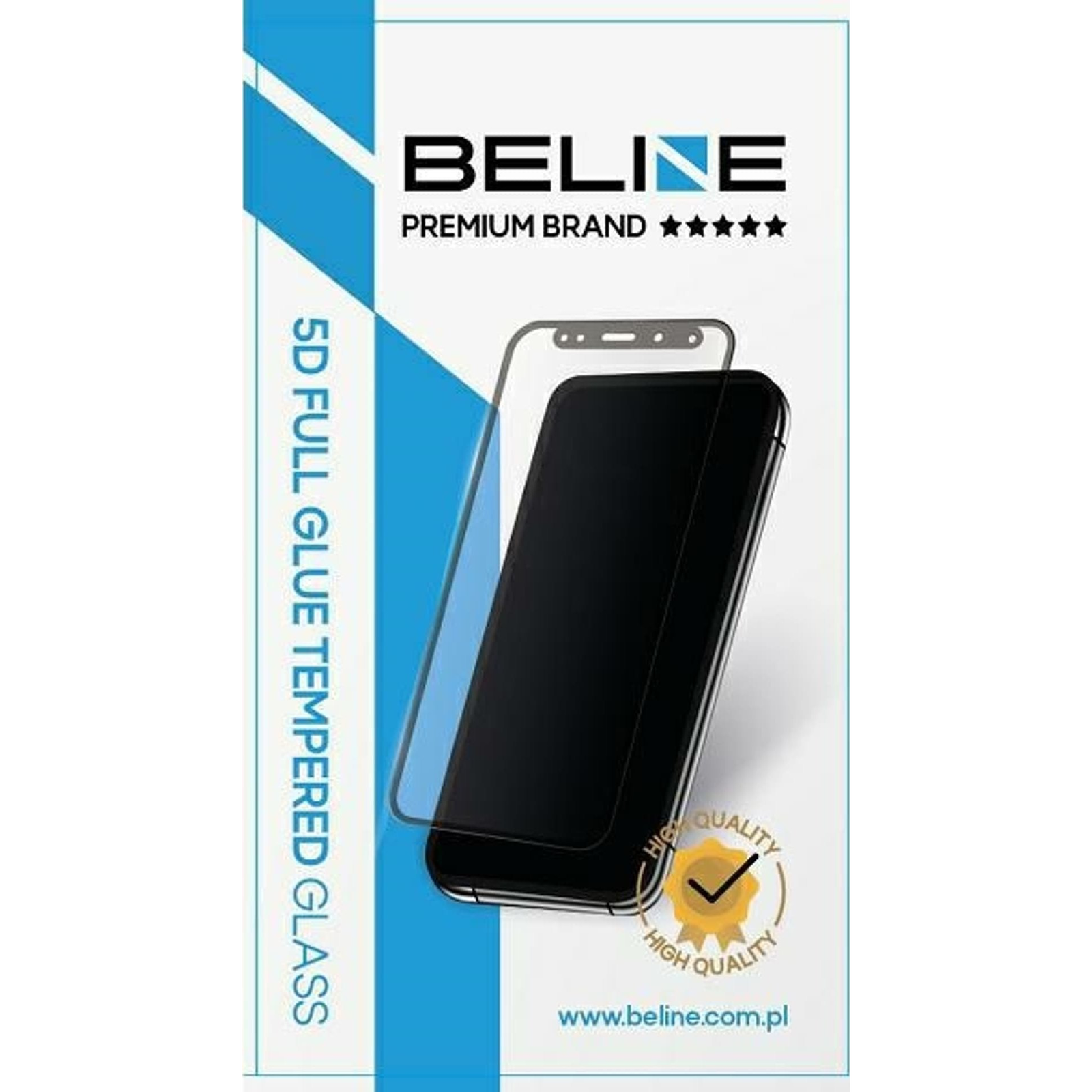 Beline 5D Edzett Üveg Fekete Szegéllyel Samsung Galaxy A06 5G