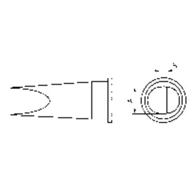 Weller pákahegy LHT sorozat LHT-E Kétoldalt lapított 6.7 mm (54445199)