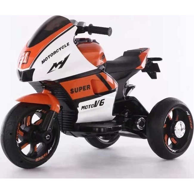 HT-5188 Elektromos Kismotor 9127 - 6 V, Fekete/Narancs (9127)