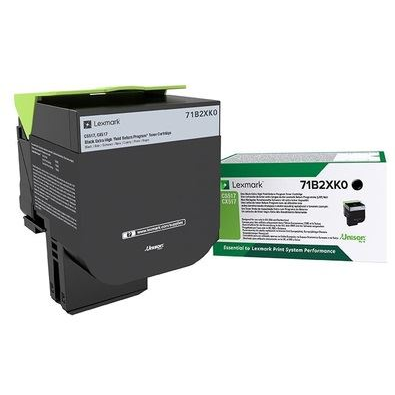 Lexmark 71B2XK0 toner 1 kusov Originál Čierna