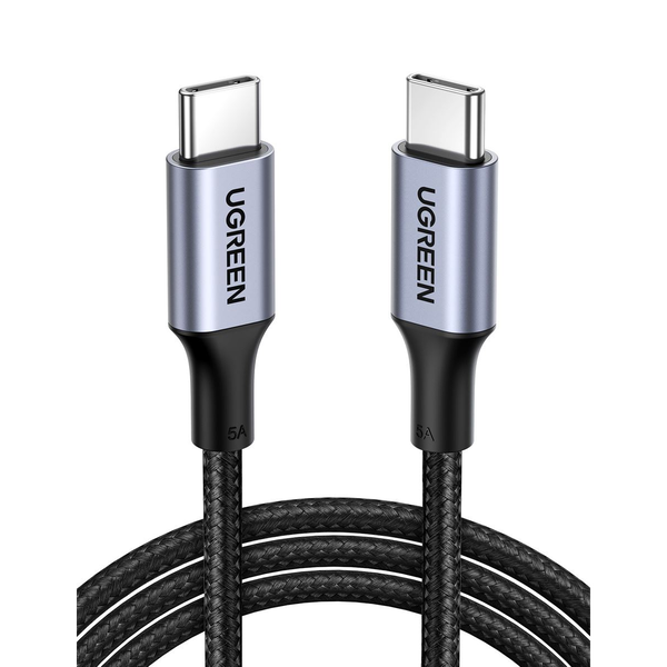 Ugreen 70427 καλώδιο USB USB 2.0 1 m USB C Μαύρος (Μαύρο), Άργυρος