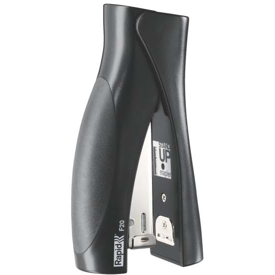 Grapadora Rapid Vertical Ultimate F20 Plastico Capacidad De Grapado 20 Hojas Usa Grapas 24/6 Y 26/6 Color