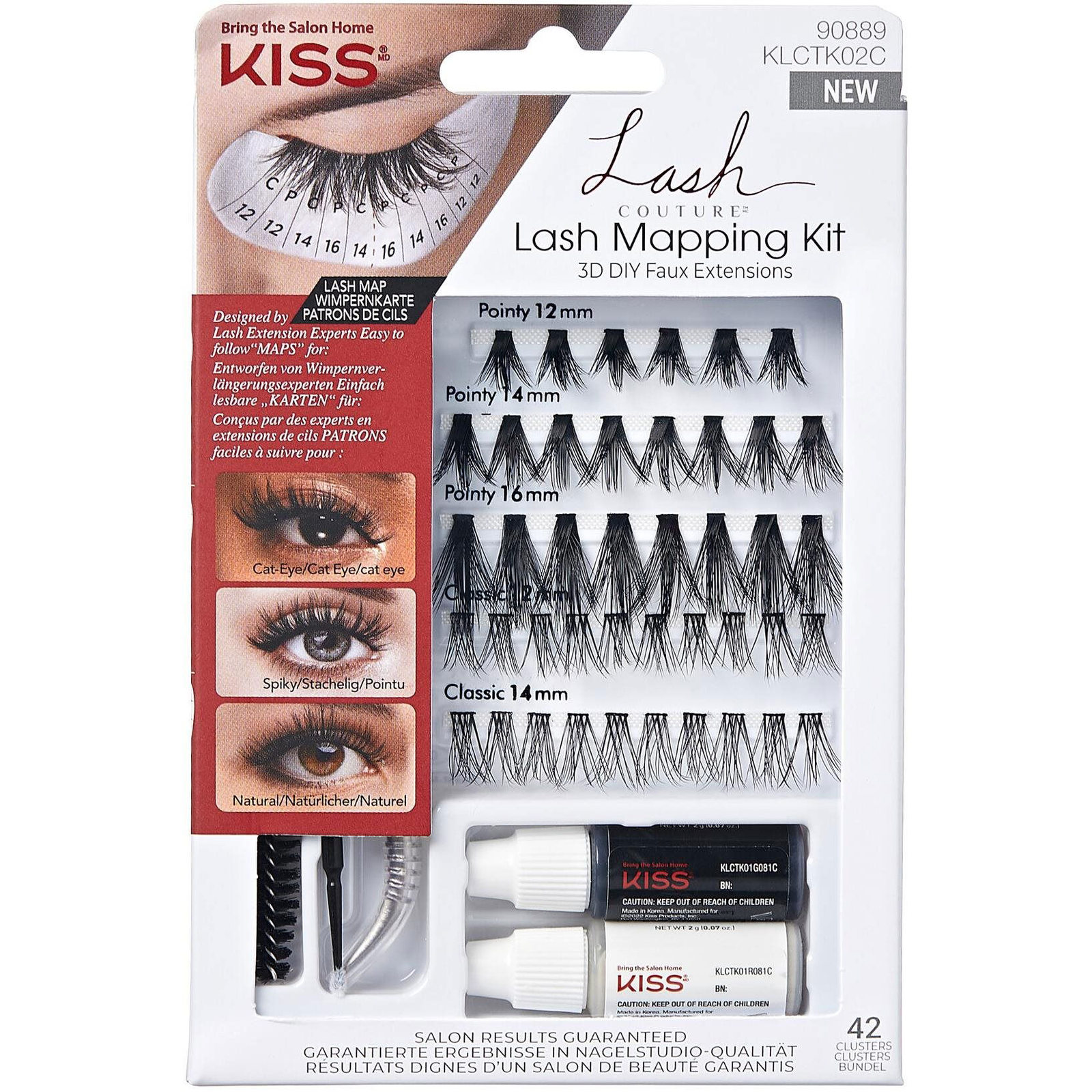 KISS 3D DIY Faux Extensions LASH MAPPING KIT (731509908893)