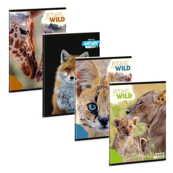 Ars Una Icons of the Wild 25 (5492) A5 extra kapcsos kockás füzet (53144928)