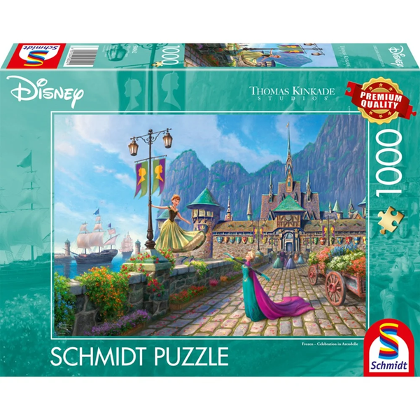 Schmidt Spiele Disney Jégvarázs - Ünneplés Arendelle-ben 1000 darabos puzzle