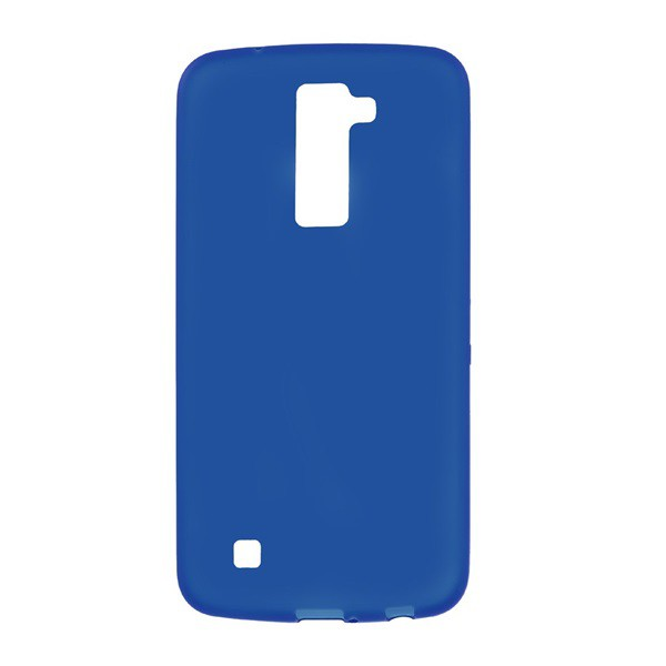 Szilikon telefonvédő (matt) SÖTÉTKÉK [LG K10 (K420n)] (5996457634682)