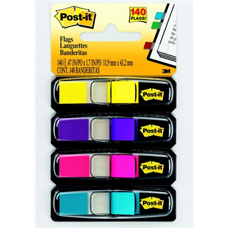 3M 12x44mm jelölőcímke (140 lap) - Vegyes színek (70071353588)