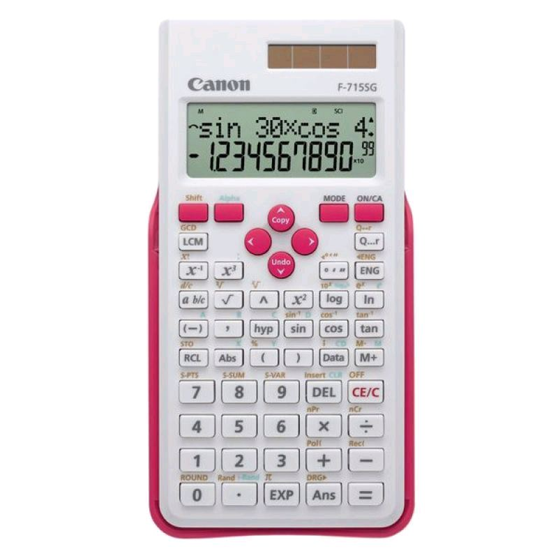 Canon F-715SG tudományos számológép fehér-magenta (F-715SG fehér-magenta)
