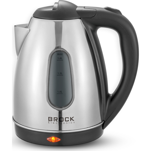 Електрическа кана Brock WK 0601 SS, 1,8 л, от неръждаема стомана