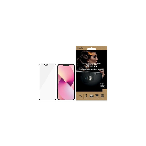PanzerGlass E2E Microfracture tok iPhone 13Mini 5,4 CamSlider Swarovsky Case Friendly AntiBacterial készülékhez