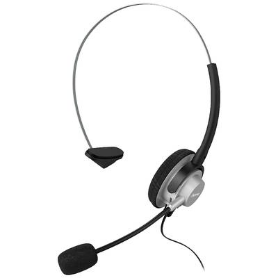 Слушалки Hama Telefon On, черно-сребристи