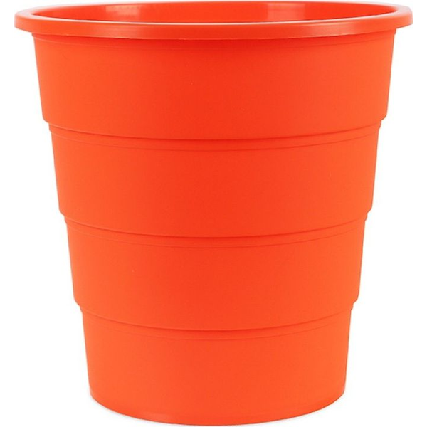 Kosz na śmieci Office Products pomarańczowy