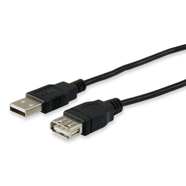 Equip 128851 cabo USB USB 2.0 3 m USB A Preto