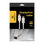 Gembird Cablexpert DisplayPort kábel 1.8m fehér (CC-DP2-6-W)