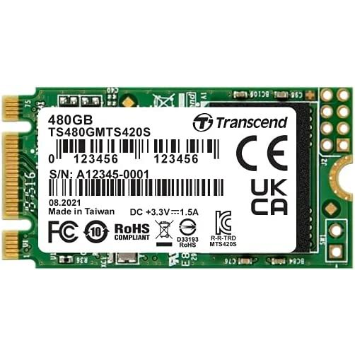 Transcend TS480GMTS420S 420S SSD, 480 GB, M.2 2242, SATA3, B+M Key, TLC