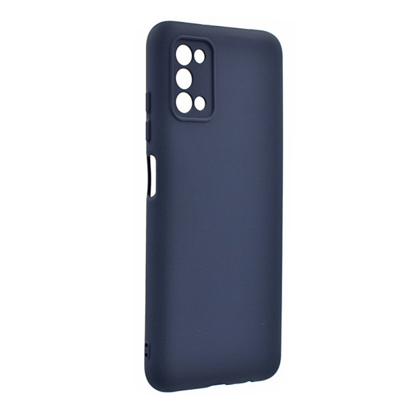 Szilikon telefonvédő (matt) SÖTÉTKÉK [Samsung Galaxy A03s (SM-A037F)] (5996591123172)