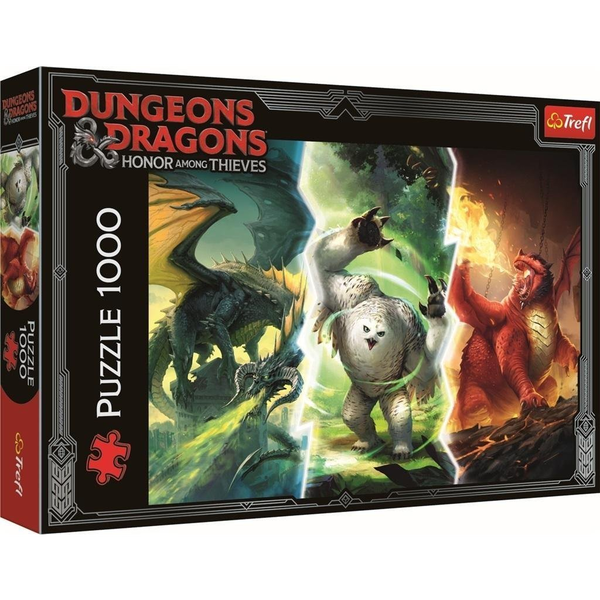 Trefl Dungeons & Dragons Legendary Monsters of Faerun Puzzle 1000 pz Altro