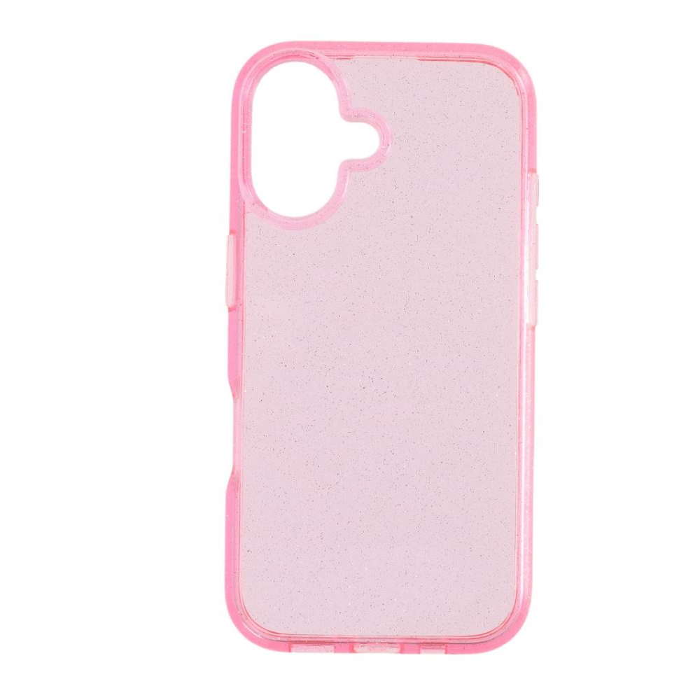 Cellect iPhone 16 szilikon tok pink csillámos (CEL-GLI-IPH16-P) (CEL-GLI-IPH16-P)