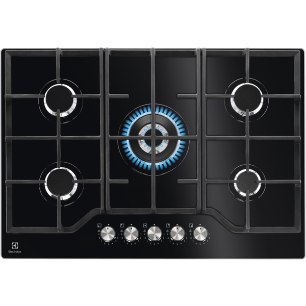 Electrolux KGG75362K Beépíthető Gázfőzőlap 75cm WOK Égővel