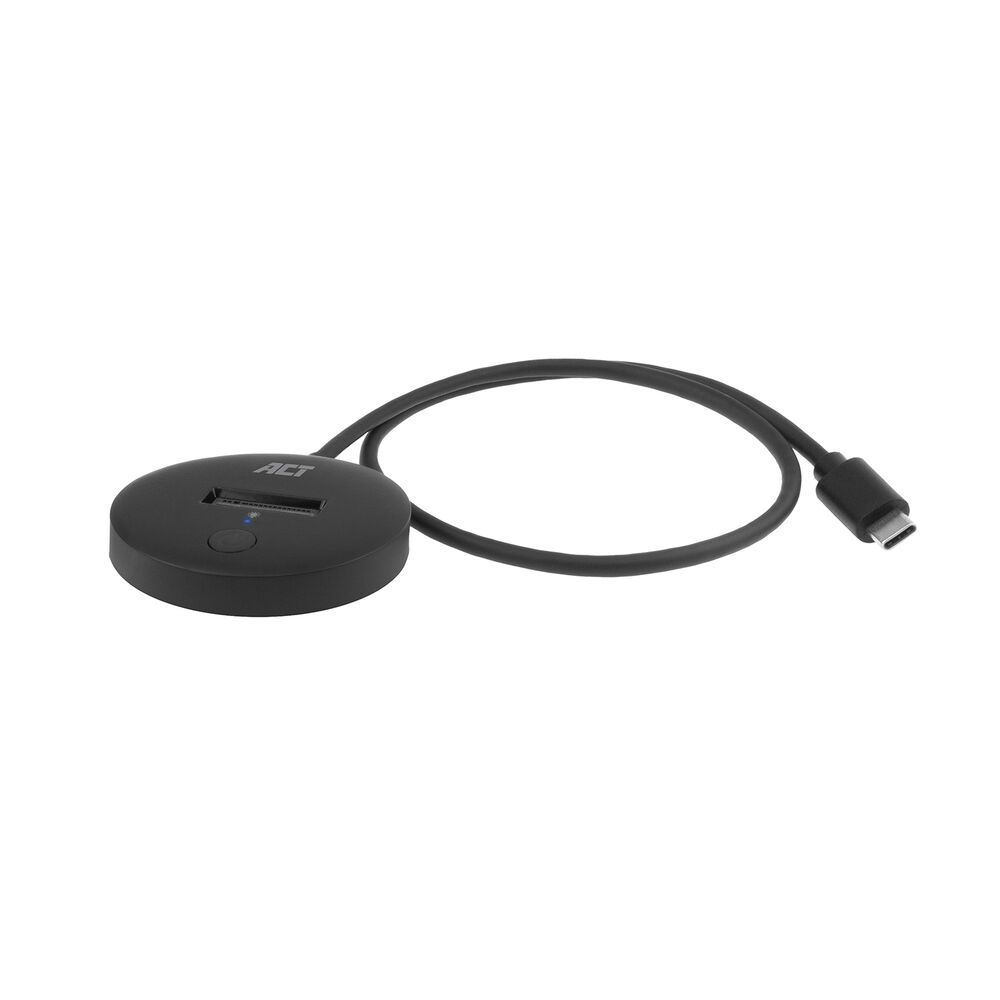 ACT AC1501 dokkoló állomás tárolóegységhez USB 3.2 Gen 2 (3.1 Gen 2) Type-C Fekete (AC1501)