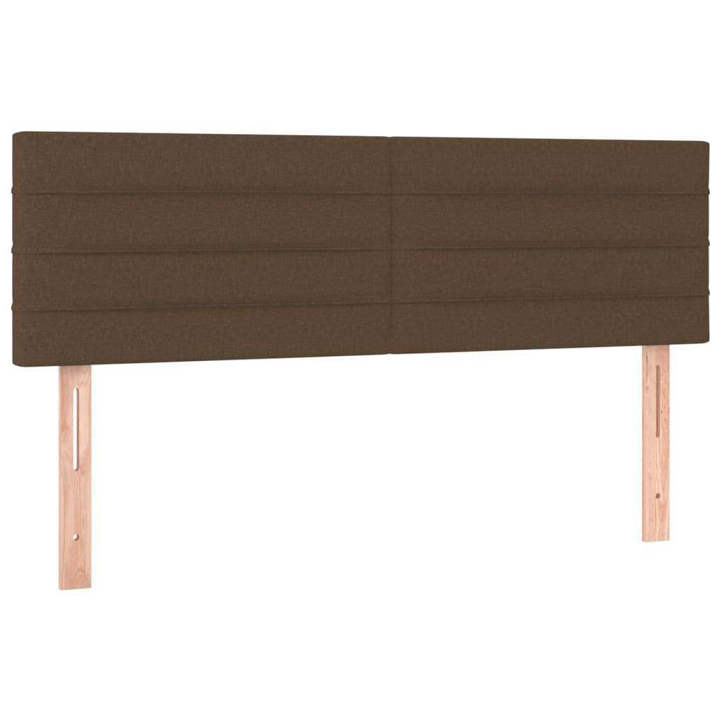 2 db sötétbarna szövet fejtámla 72 x 5 x 78/88 cm (346147)