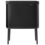 BRABANTIA - Bo Laundry Bin - Ocelový koš na prádlo 60 l - Černá Mat