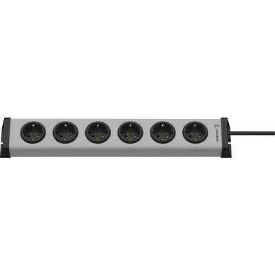 Hálózati elosztó 6 részes szürke-antracit 1,5m EHMANN (0200x00062301)