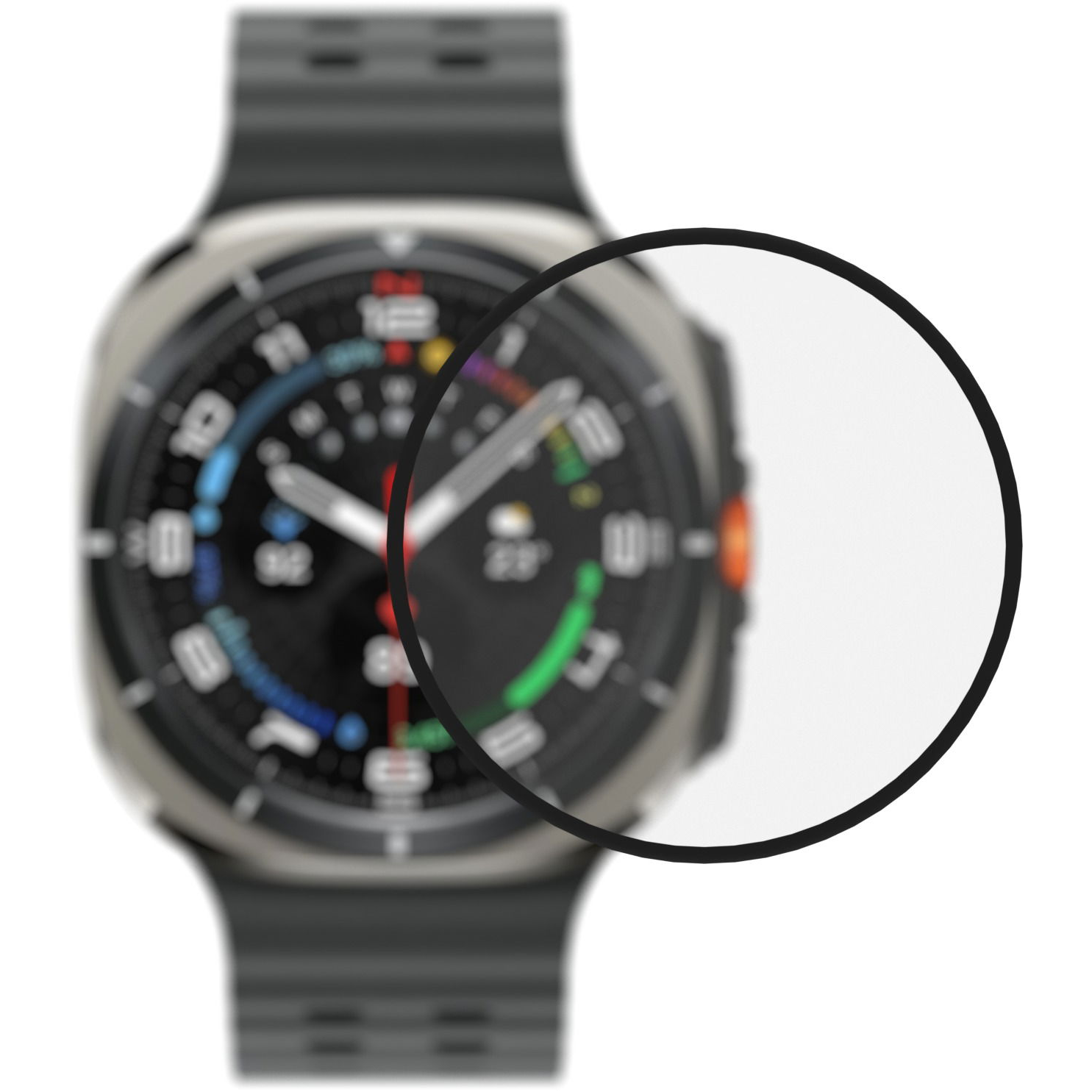 AlzaGuard Flexglass Samsung Galaxy Watch Ultra üvegfólia (AGD-TGW95)