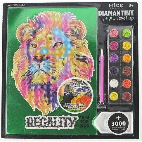 Diamantiny Level Up Juego De Perlitas Crea El Mosaico Del León