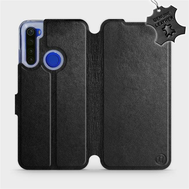 Flip case for Xiaomi Redmi Note 8T - Black - Black Leather (5903516116584)