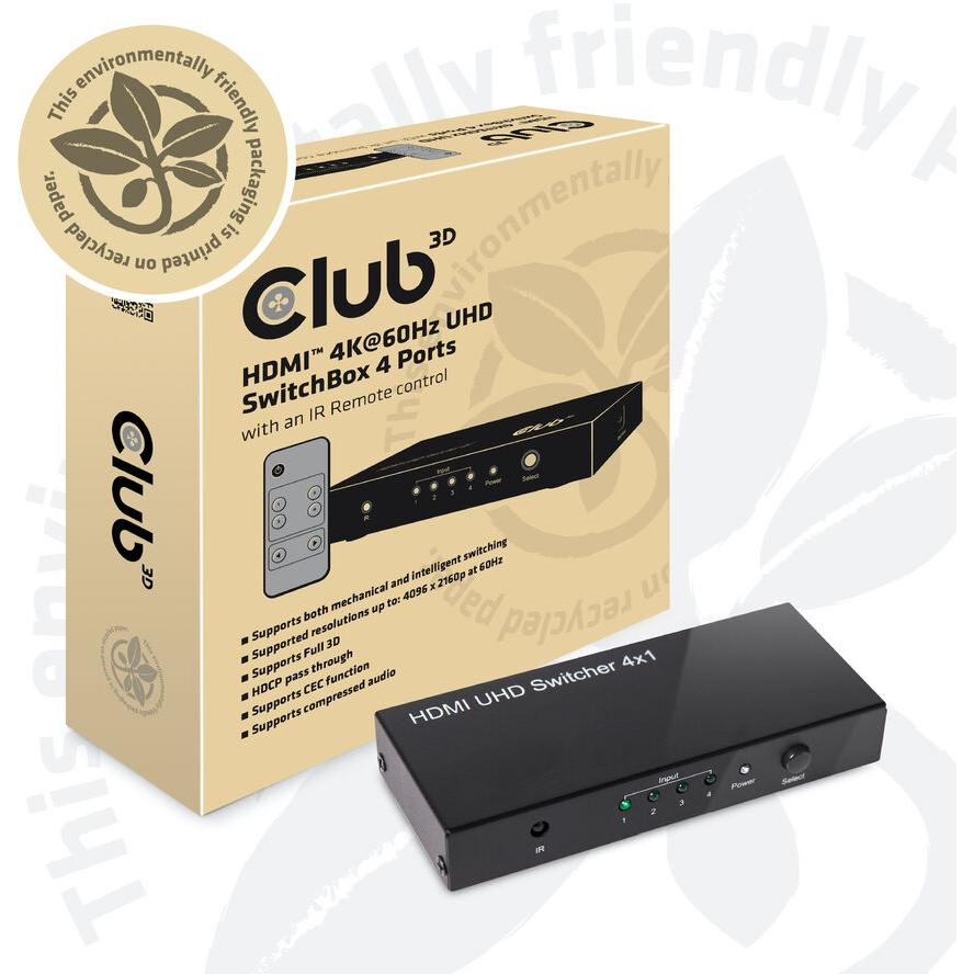 CLUB3D CSV-1370 videó elosztó 1 (CSV-1370)