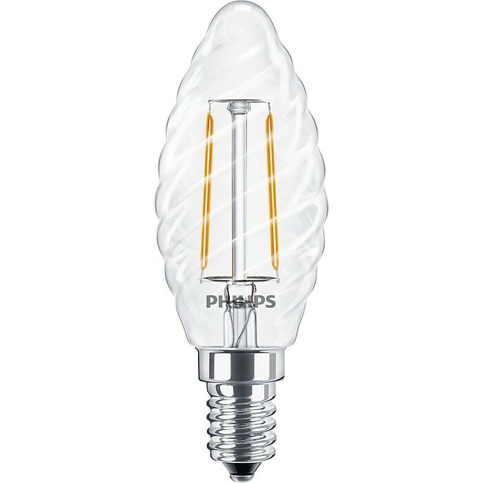 Philips PH-34772400 CorePro LED Csavart Gyertya izzó 2W 250lm 2700K E14 - Meleg fehér (PH-34772400)