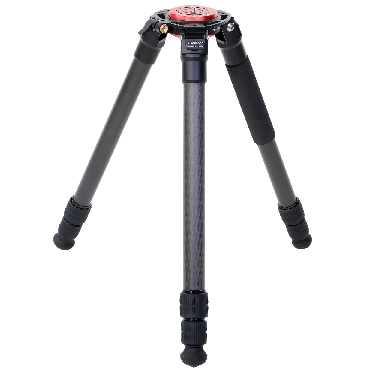 UniqBall IQuick3Pod 36.3 Kamera állvány (Tripod) - Fekete/Piros (IQ3P 36.3)