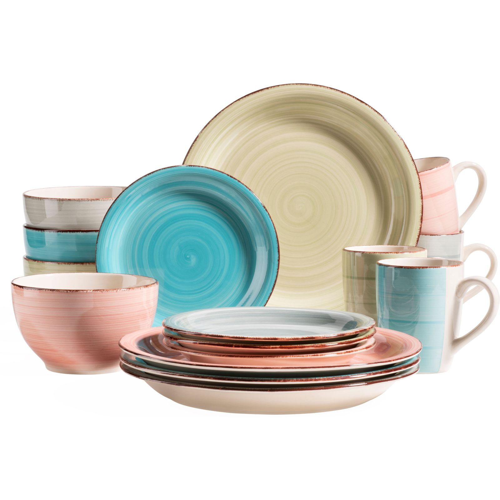 Mäser Étkészlet 16 db LUMACA MIX színek (931604)