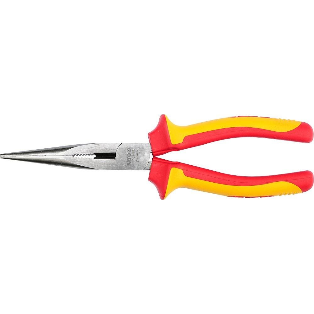 YATO hosszúcsőrű fogó, egyenes, VDE (1000 V), 200 mm (5906083211553)