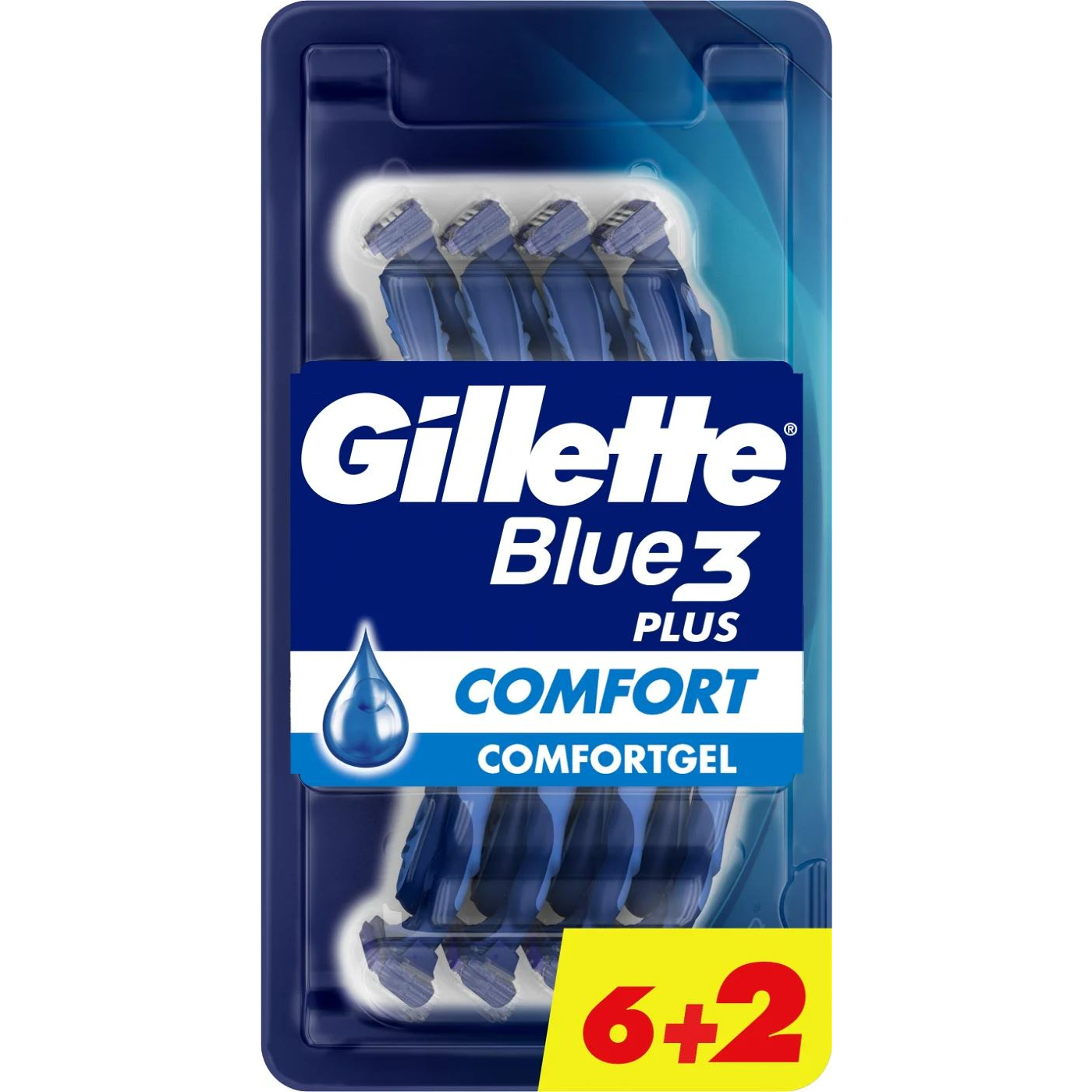 Gillette Blue3 eldobható borotva csomag 6+2db (7702018489978) (7702018489978)
