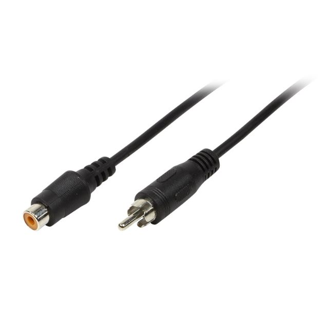 Logilink audiokábel RCA/M - RCA/M 10m fekete (CA1033) (CA1033)