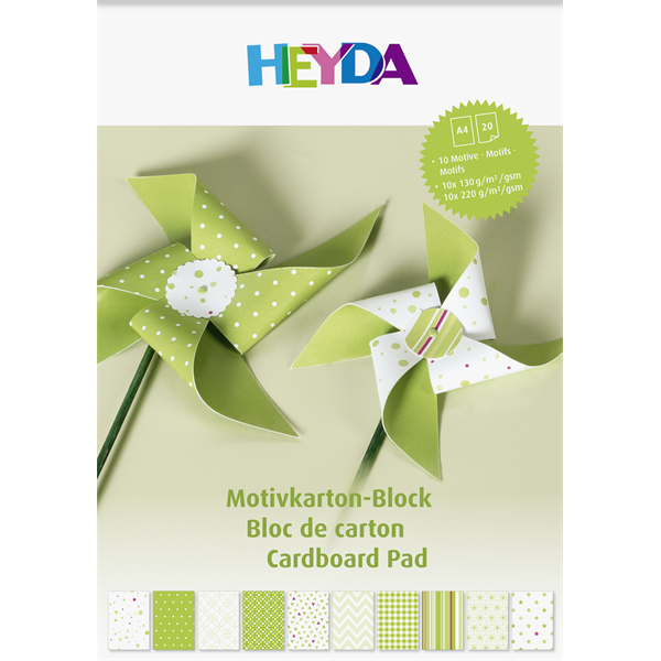 Heyda Zöld A4 20 lapos kartonlap szett (204712102)