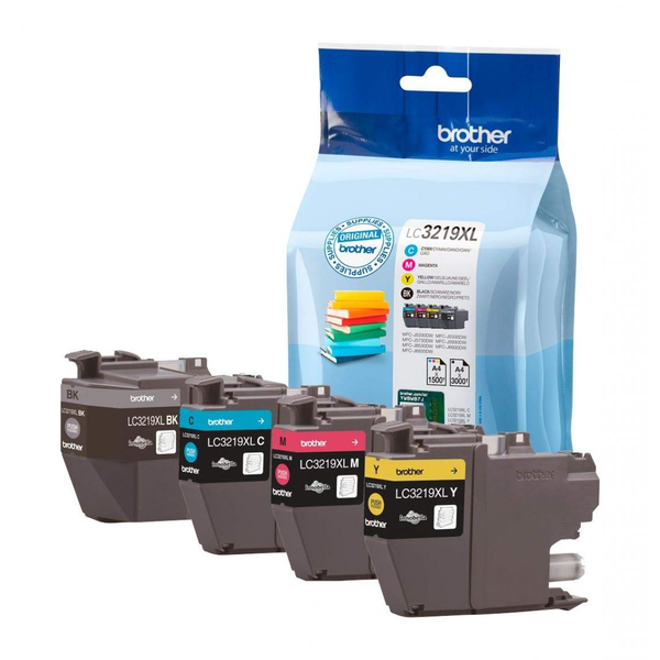 Brother LC-3219XLVALDR глава и патрон за мастиленоструен принтер Оригинал Фото черно, Фото циан, Фото магнета, Снимка жълта