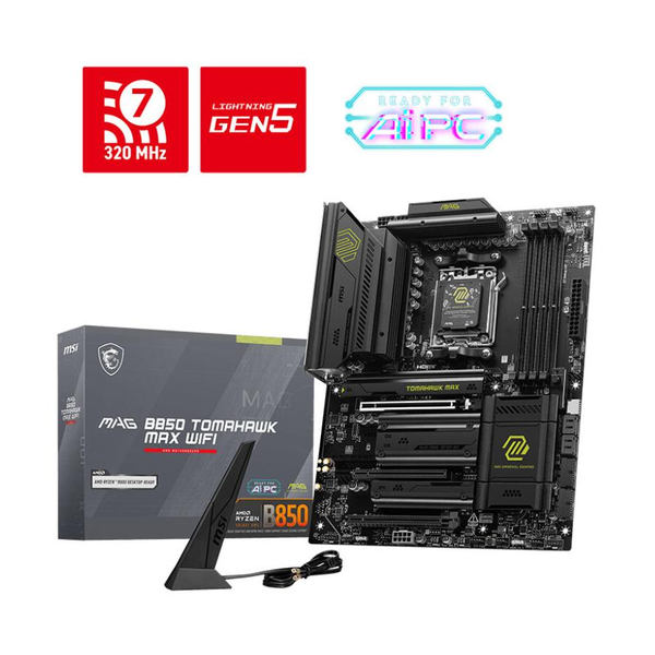 MSI MAG B850 TOMAHAWK MAX WIFI scheda madre AMD B850 Socket AM5 ATX
