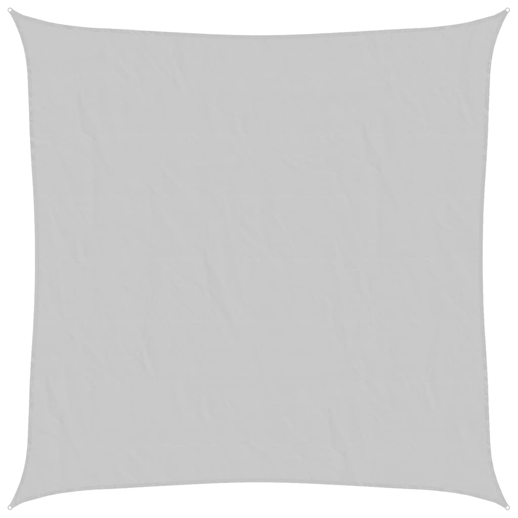 világosszürke 100% poliészter oxford szövet napvitorla 7x7 m (4000407)