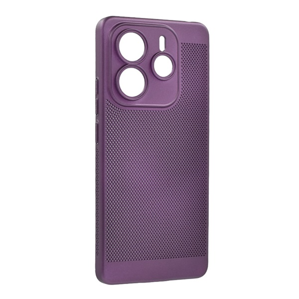 Műanyag telefonvédő (légáteresztő, lyukacsos, kameravédő) LILA Xiaomi Redmi Note 14 4G "Gigapack csomagolás" (GP-167981)