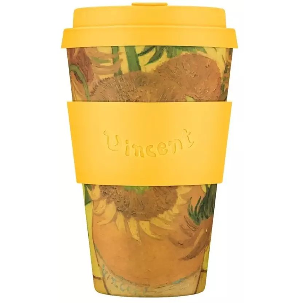 Kubek na wynos Ecoffee Cup Van Gogh Museum Sunflowers 400ml - Słoneczniki